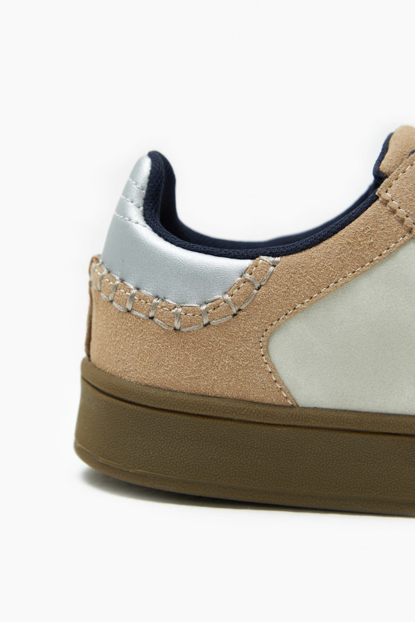 Zapatilla combinada - beige 6