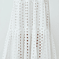 Maxi vestido broderie - blanco - Miniatura 5