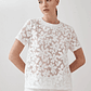 Blusa encaje - blanco - Miniatura 5