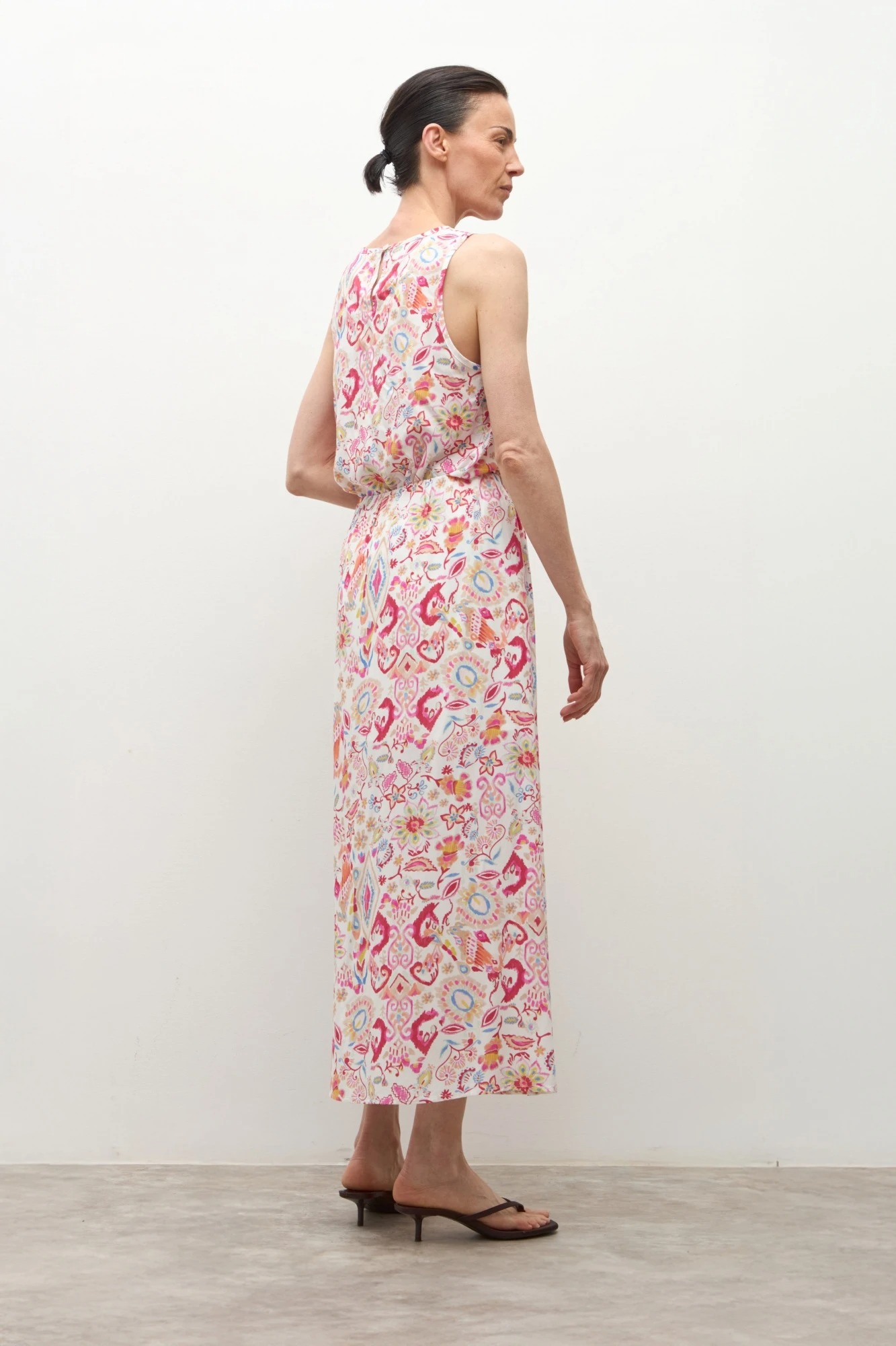 Falda estampada paisley - rojo 2