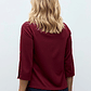 Sweatshirt con botones - bordo - Miniatura 3