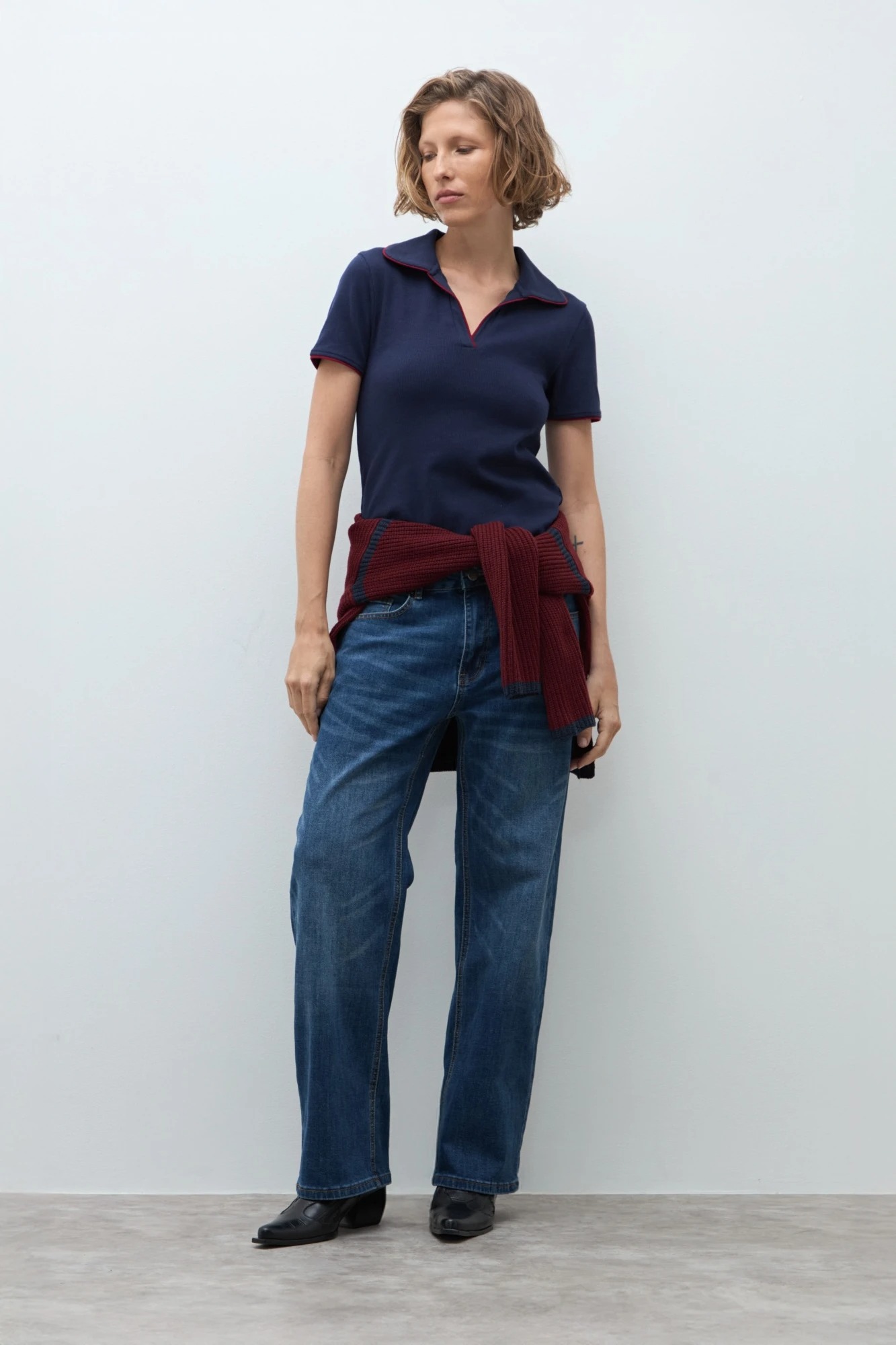 Jean recto Pola - jean medio 1