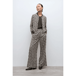 Pantalón estampado Jade - verde oliva