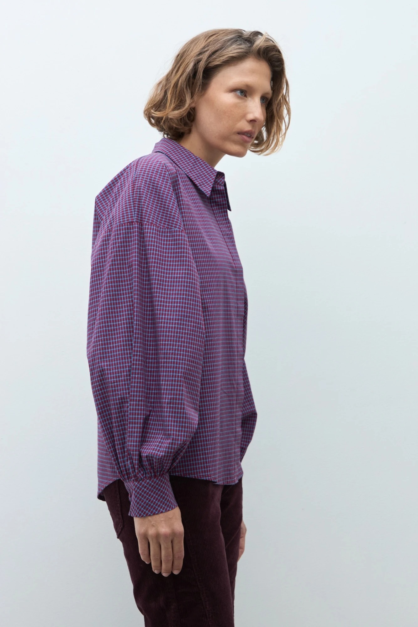 Camisa a cuadros - rojo 3