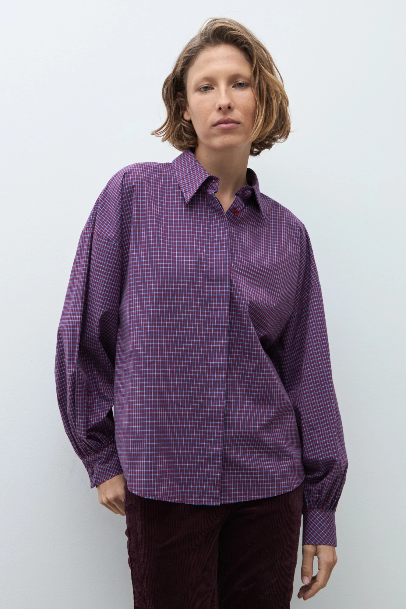 Camisa a cuadros - rojo 4