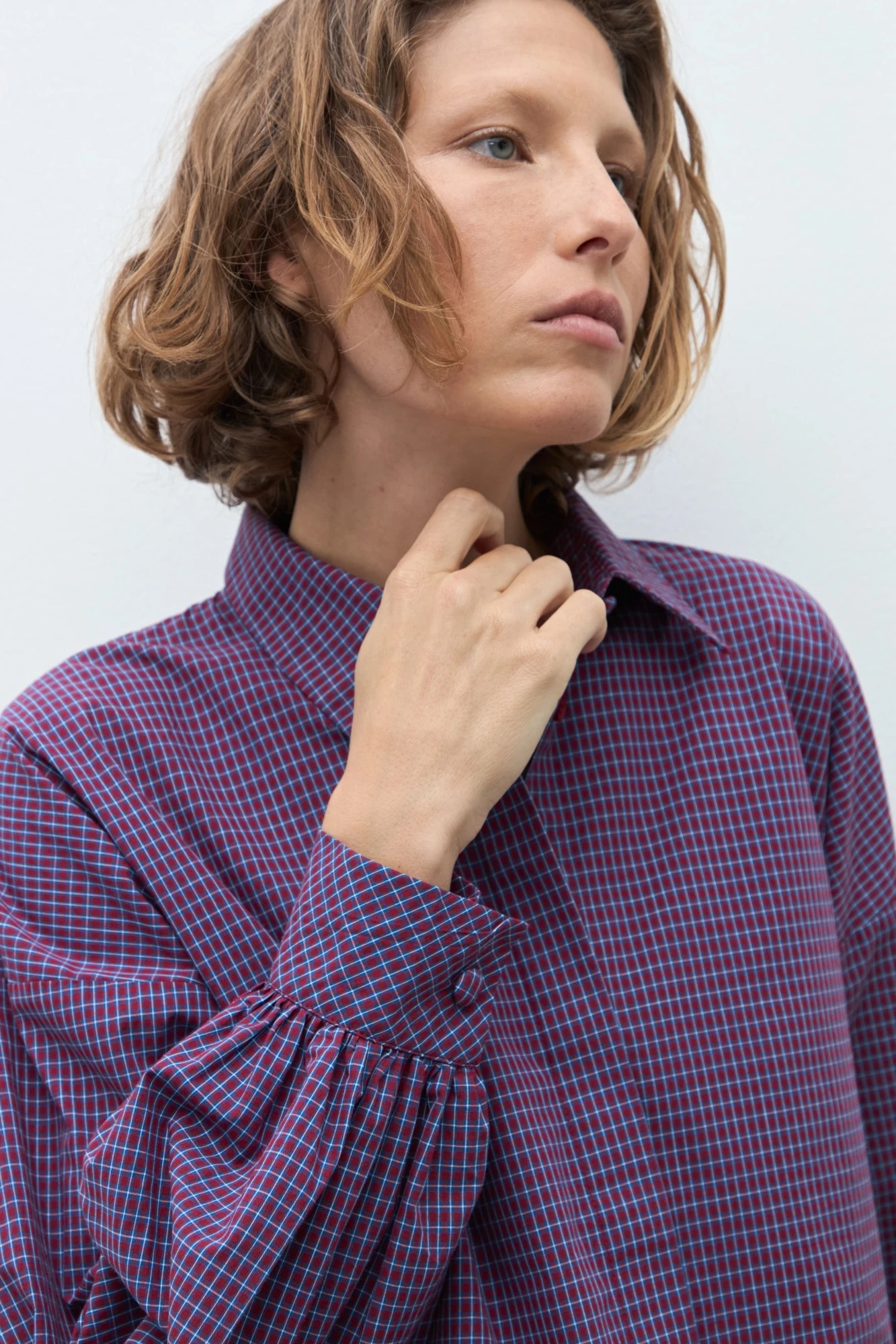 Camisa a cuadros - rojo 5