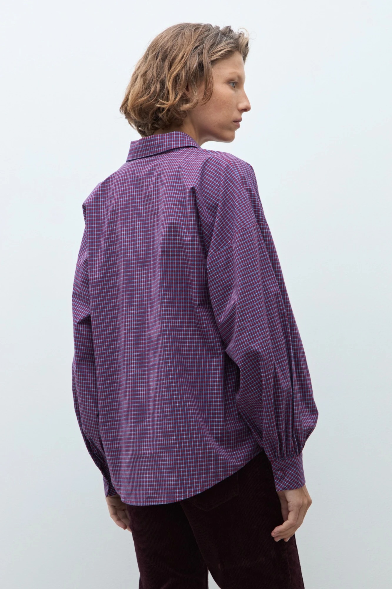 Camisa a cuadros - rojo 6