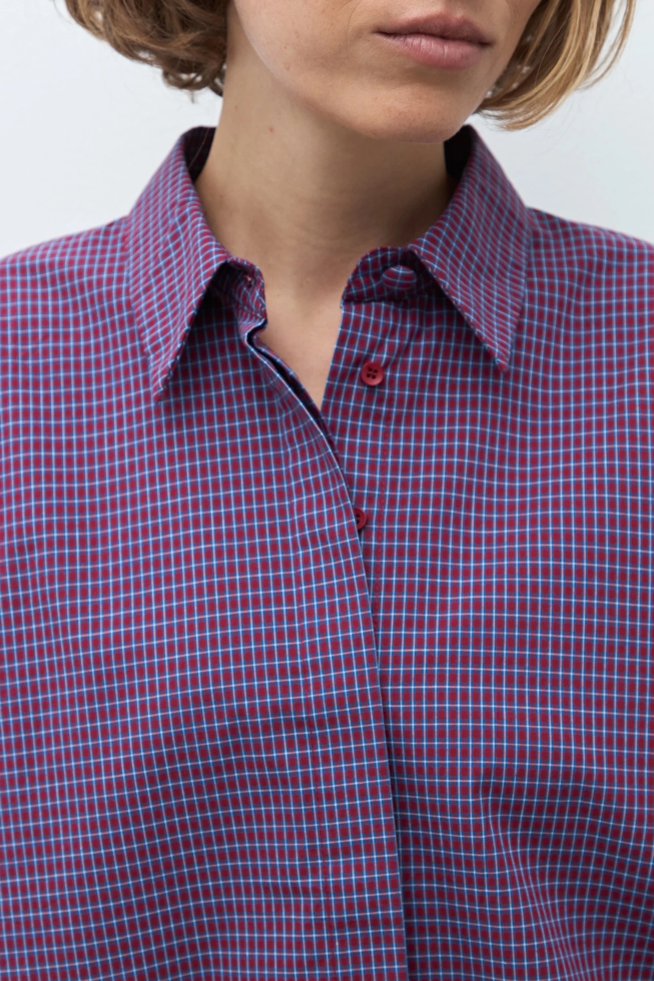 Camisa a cuadros - rojo 7