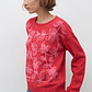 Sweater bordado floral - rojo - Miniatura 4