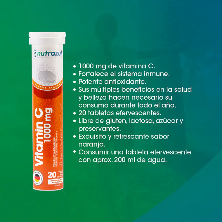 VITAMINA C TAB. EFERV SABOR NARANJA 2