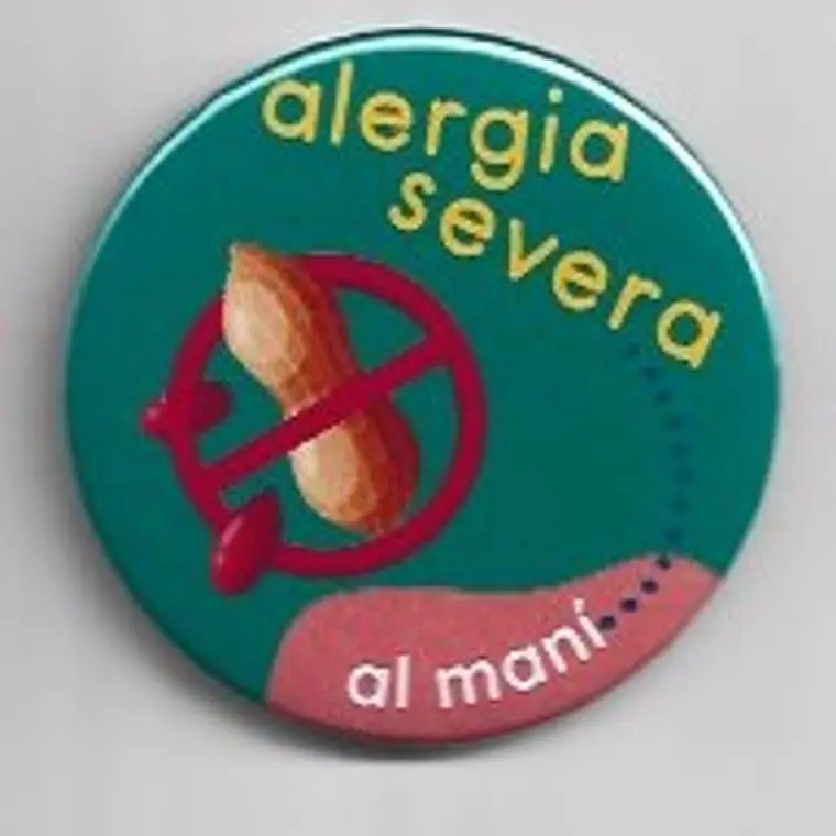 CHAPITA MANÍ ALERGIA SEVERA 2