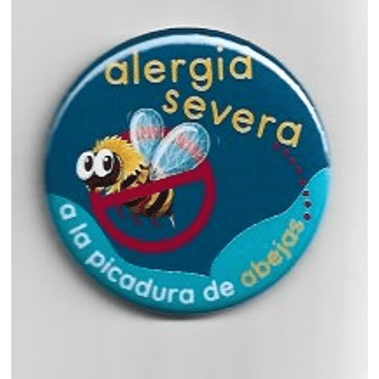 Chapita Abeja Alergia Severa