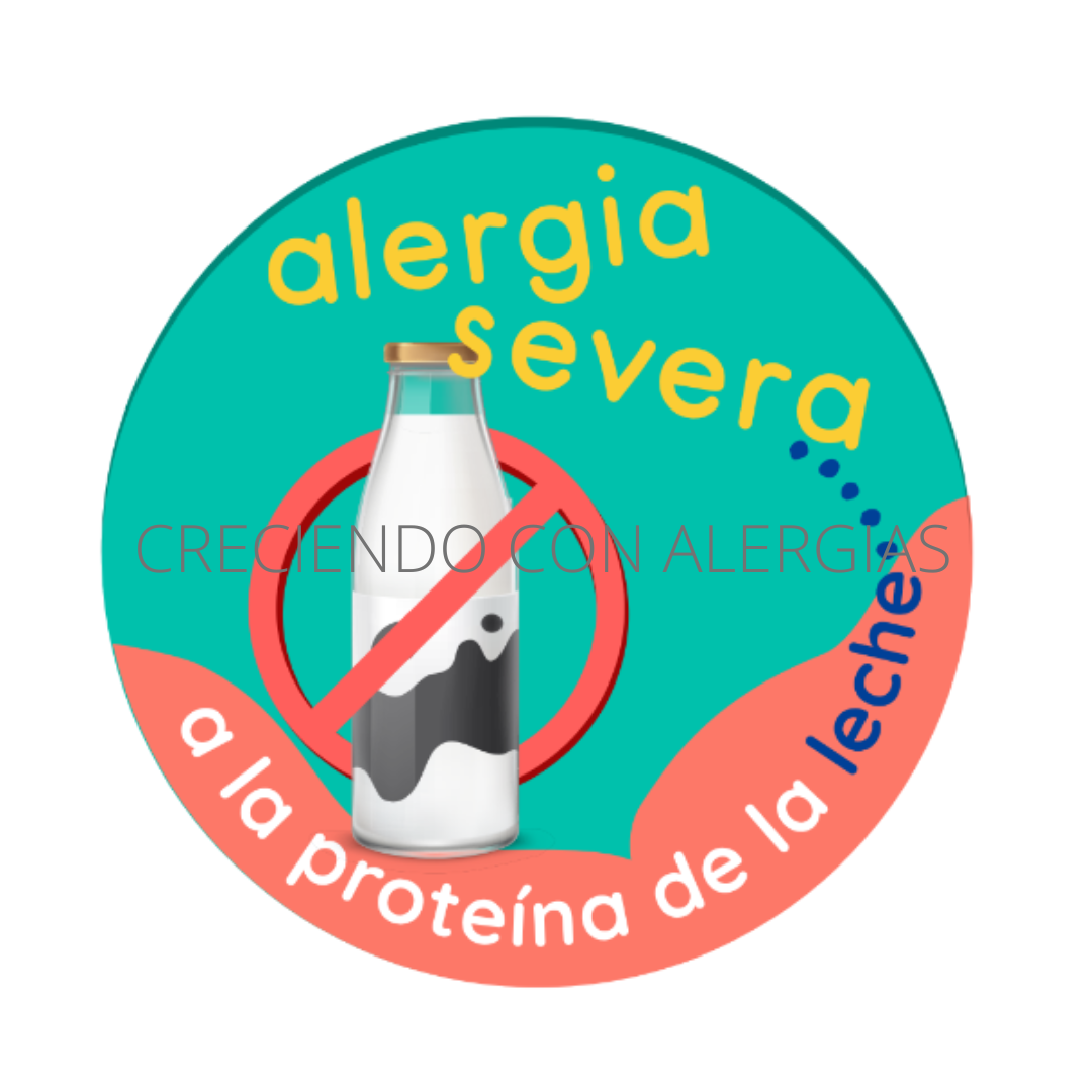 CHAPITA BOTELLA LECHE ALERGIA SEVERA