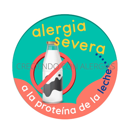 Chapita Botella Leche Alergia Severa