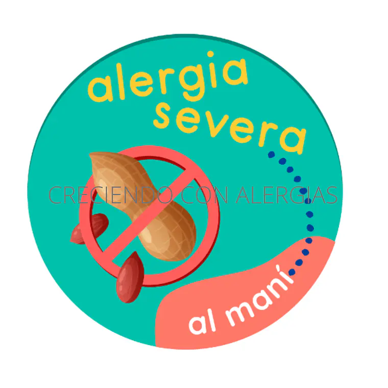 CHAPITA MANÍ ALERGIA SEVERA 1