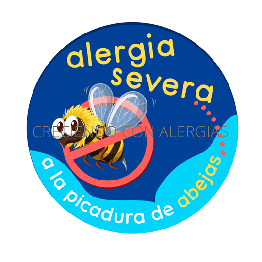 Chapita Abeja Alergia Severa