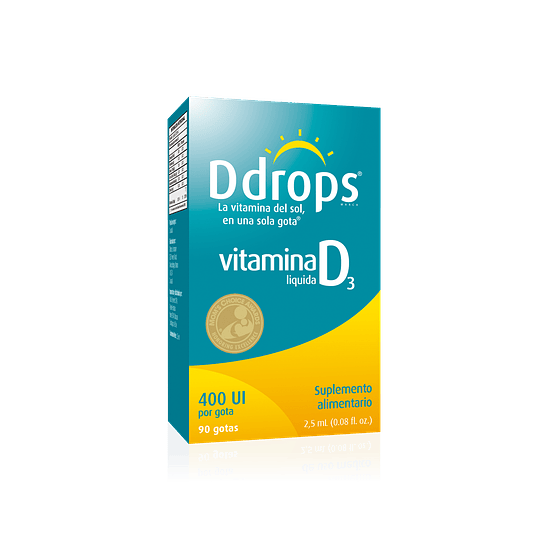 Vitaminas DDROPS 400 UI 