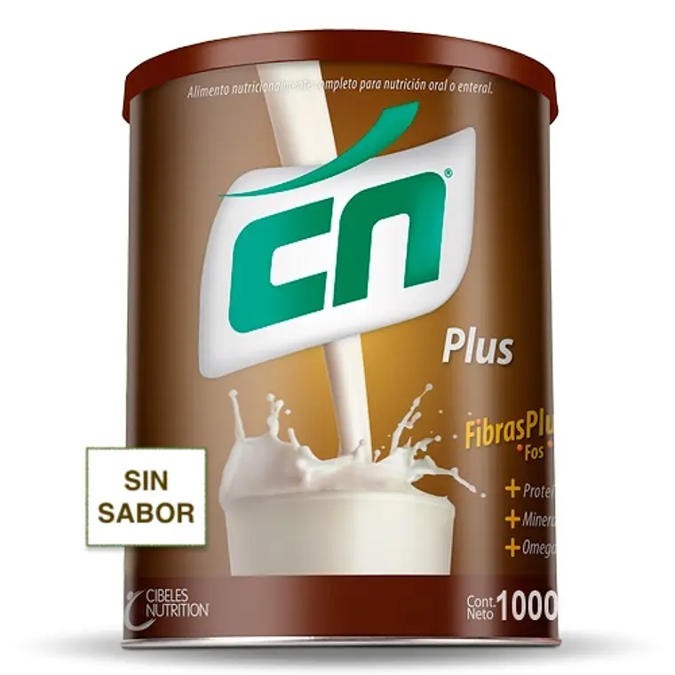 SUPLEMENTO NUTRICIONAL CN PLUS CON FIBRA SIN SABOR 1
