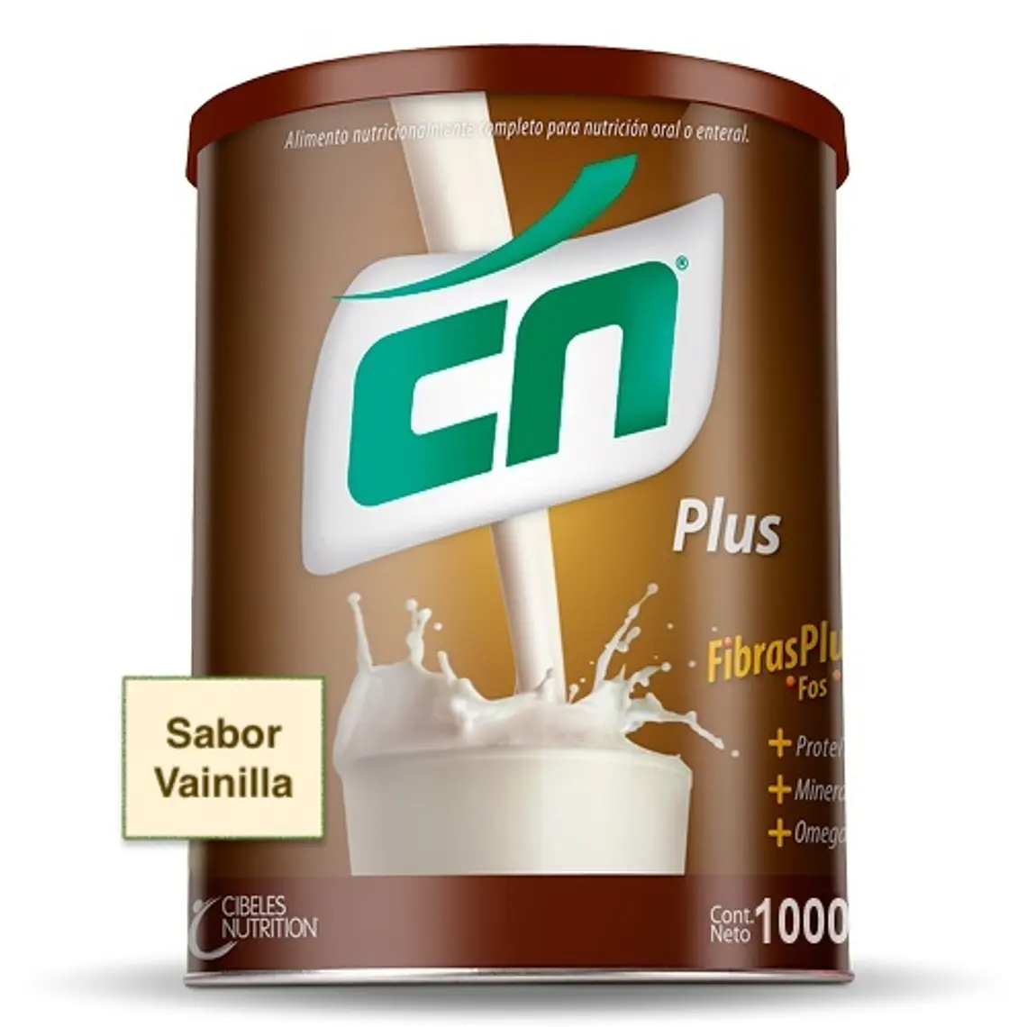 SUPLEMENTO NUTRICIONAL CN PLUS CON FIBRA VAINILLA 1