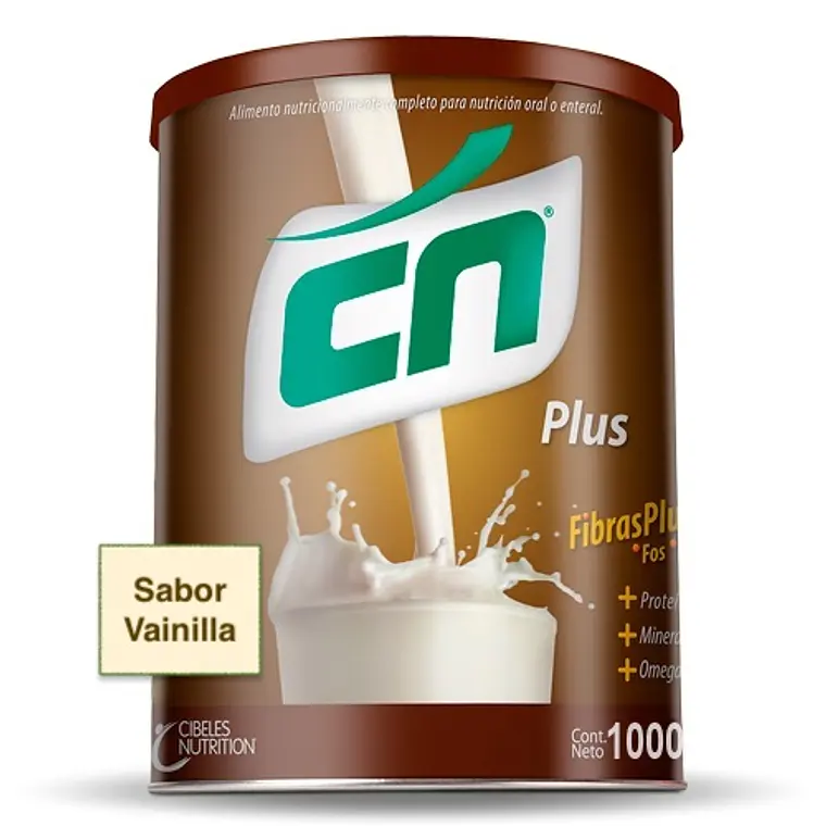 SUPLEMENTO NUTRICIONAL CN PLUS CON FIBRA VAINILLA 1