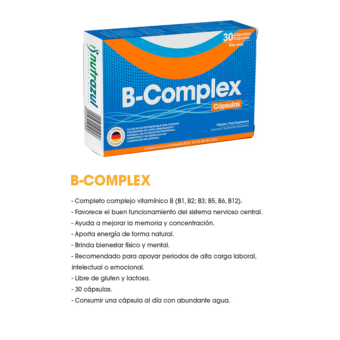  B-COMPLEX CÁPSULAS 2