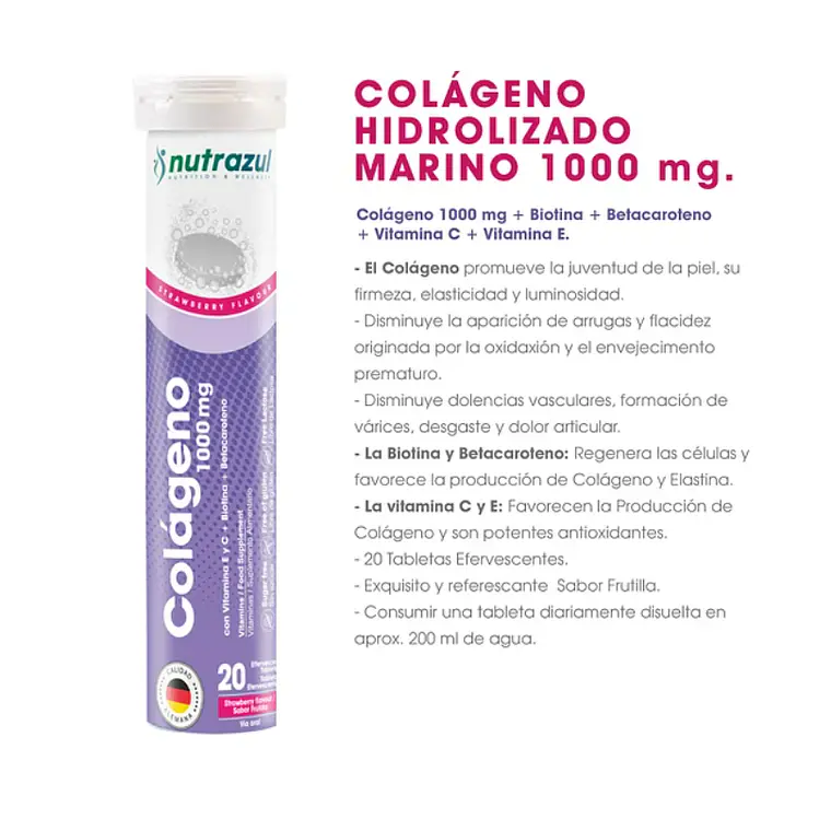 COLÁGENO 20 TAB EFERVESCENTES 2