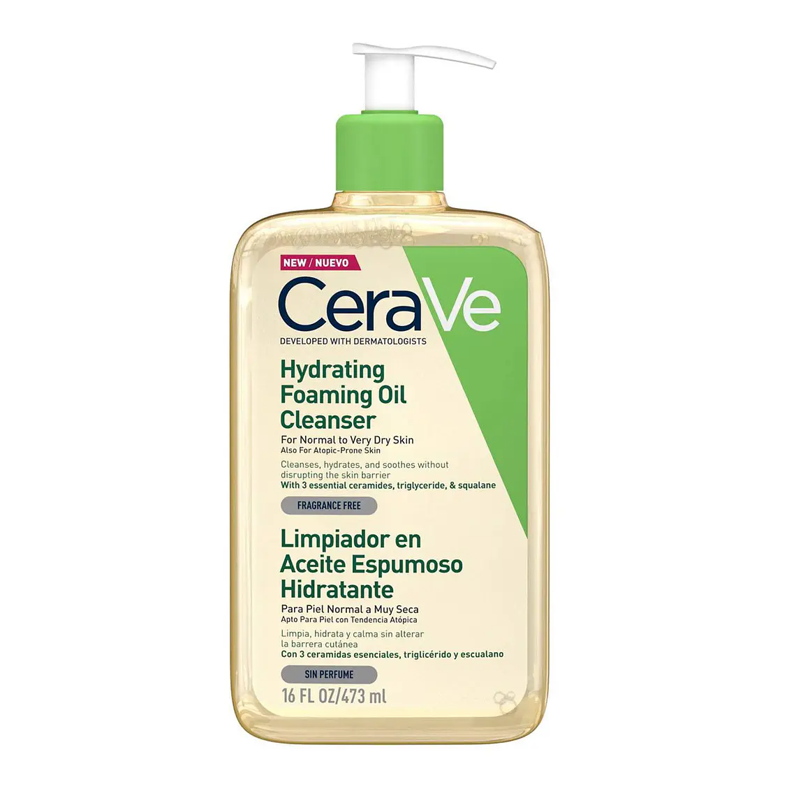 LIMPIADOR EN ACEITE ESPUMOSO HIDRATANTE PIEL NORMAL A SECA 473ML 1