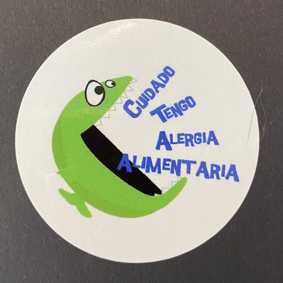 CUIDADO TENGO ALERGIA ALIMENTARIA 1