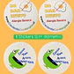 SET ALERGIA A HUEVO 4 CHAPITAS + 4 STICKERS - Miniatura 2