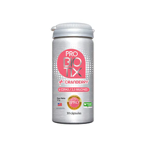 PROBIOTICO CRANBERRY 30 CAPSULAS