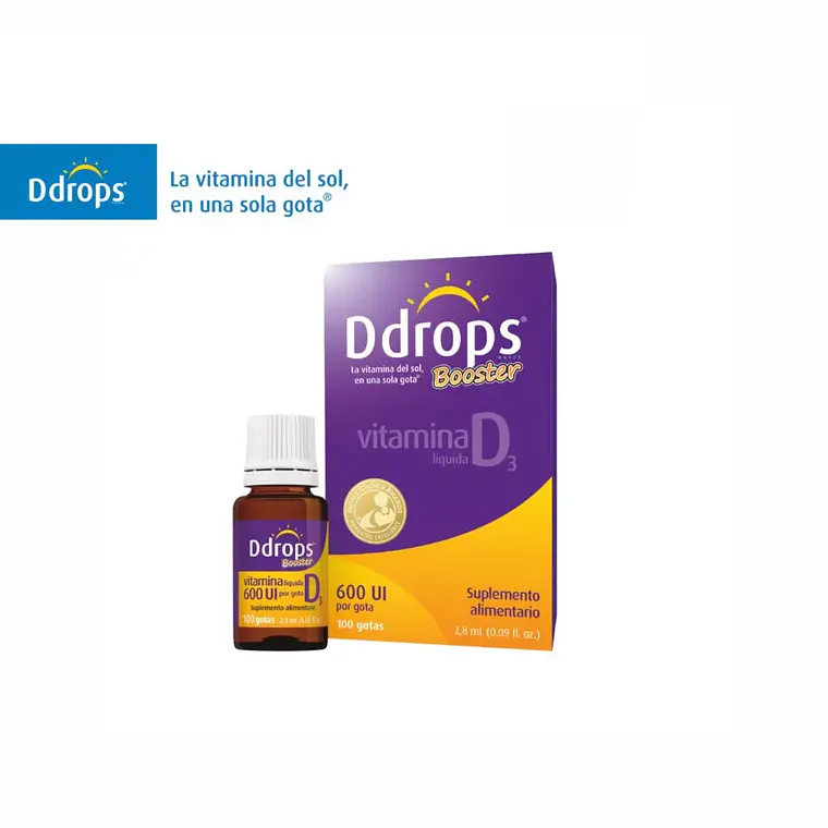 DDROPS 600UI VITAMINA D 100 GOTAS SIN SABOR 1