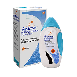 AVAMYS FLUTICASONA 27,5mcg SOLUCIÓN NASAL 120 dosis