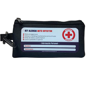 ESTUCHE PARA AUTO-INYECTOR NEOPRENO NEGRO