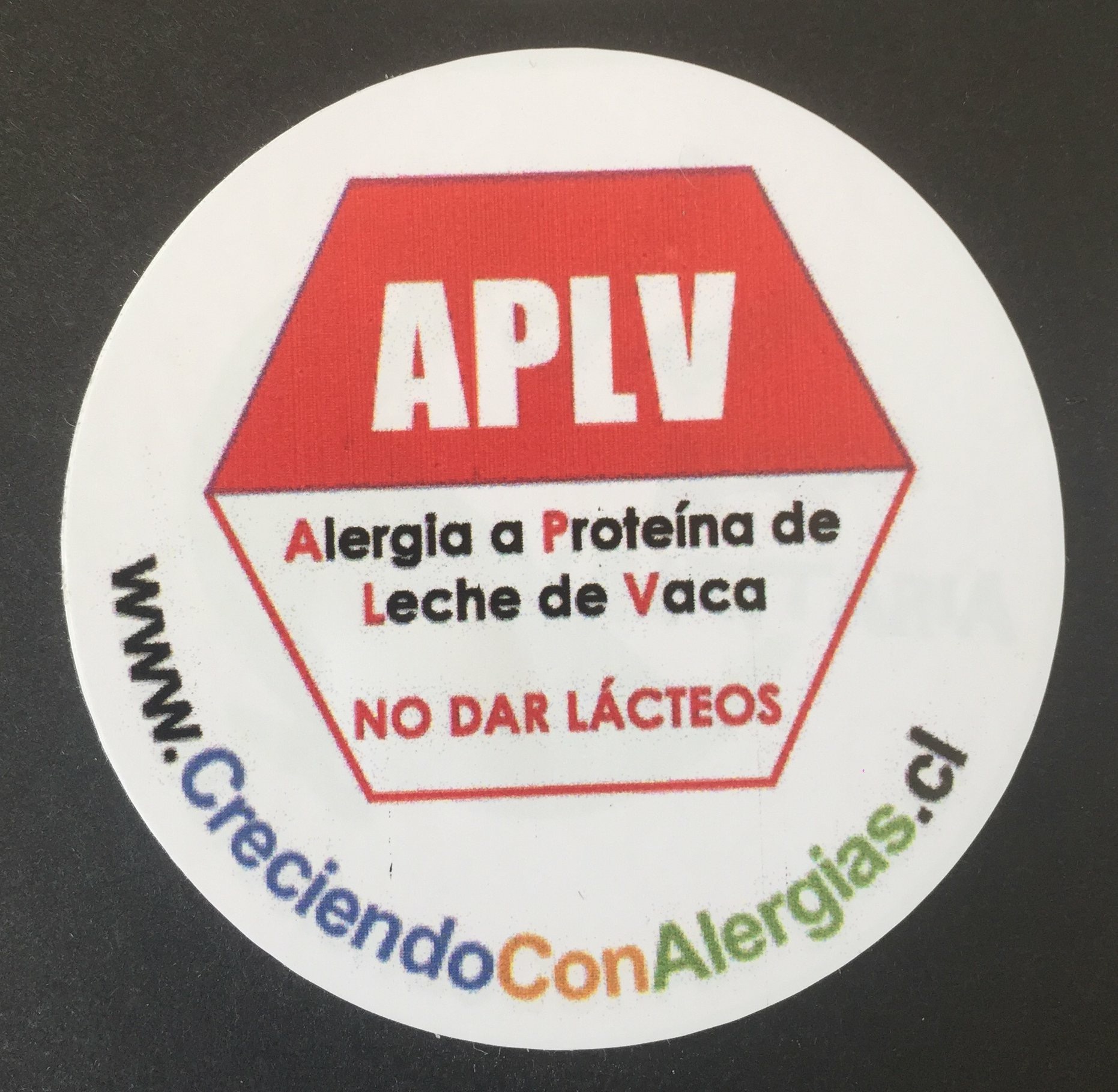 STICKER APLV NO DAR LÁCTEOS