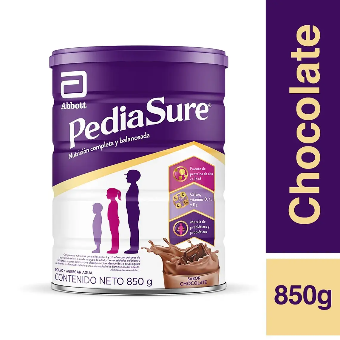 COMPLEMENTO NUTRICIONAL PEDIASURE CHOCOLATE 850g 1
