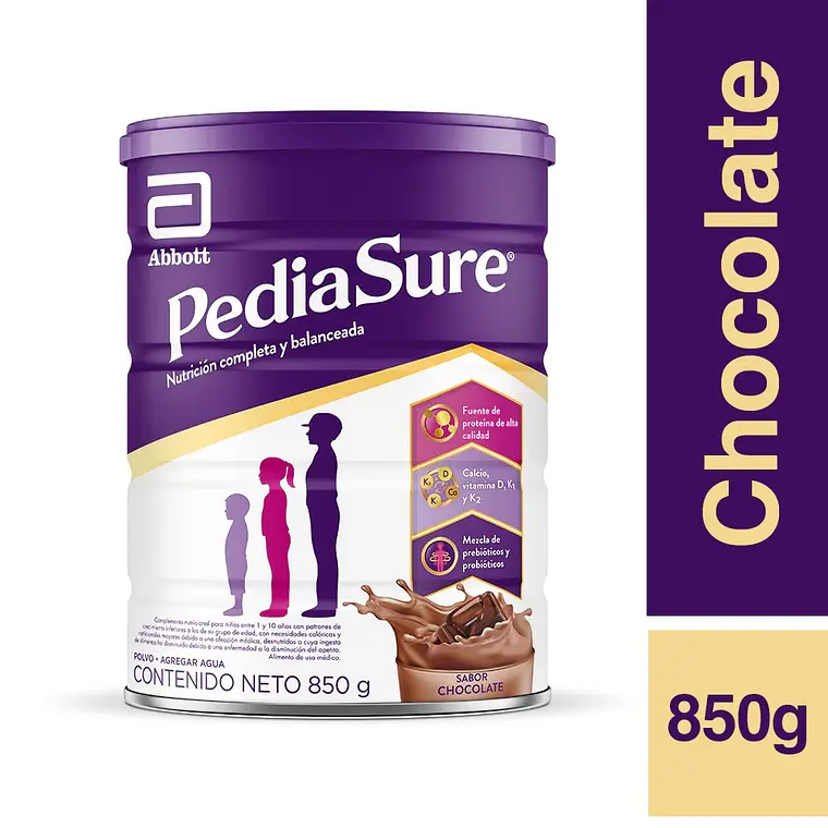 COMPLEMENTO NUTRICIONAL PEDIASURE CHOCOLATE 850g 1