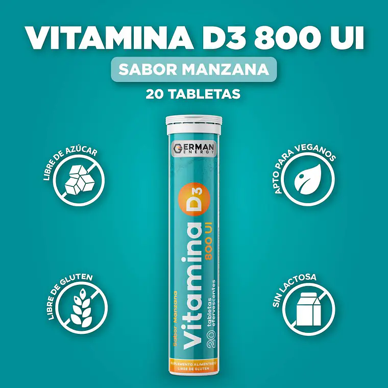 VITAMINA D3 800UI EFERVESCENTES 2