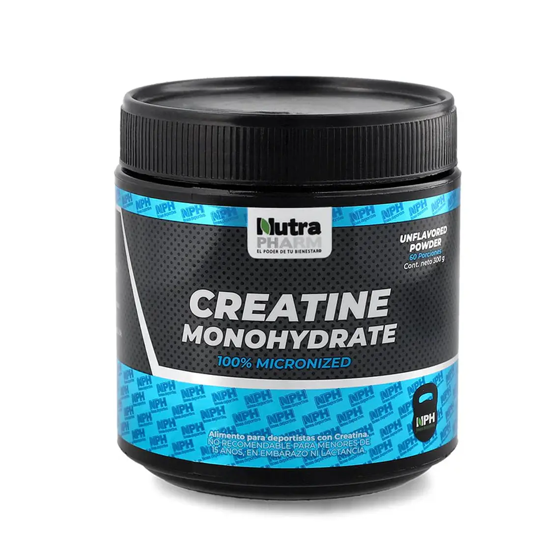 CREATINA MONOHYDRATE EN POLVO  NUTRAPHARM 300gr 1