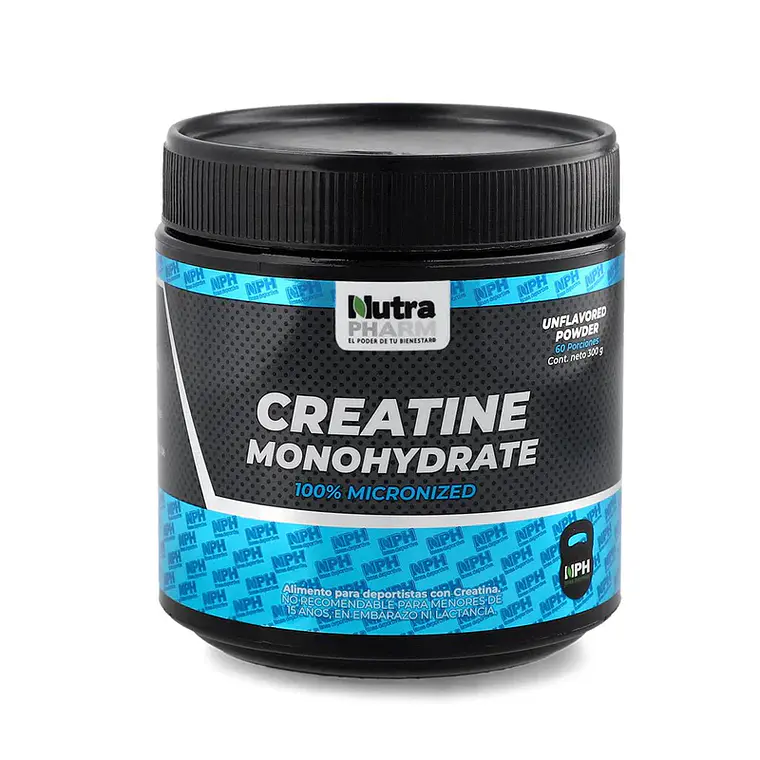 CREATINA MONOHYDRATE EN POLVO  NUTRAPHARM 300gr 1