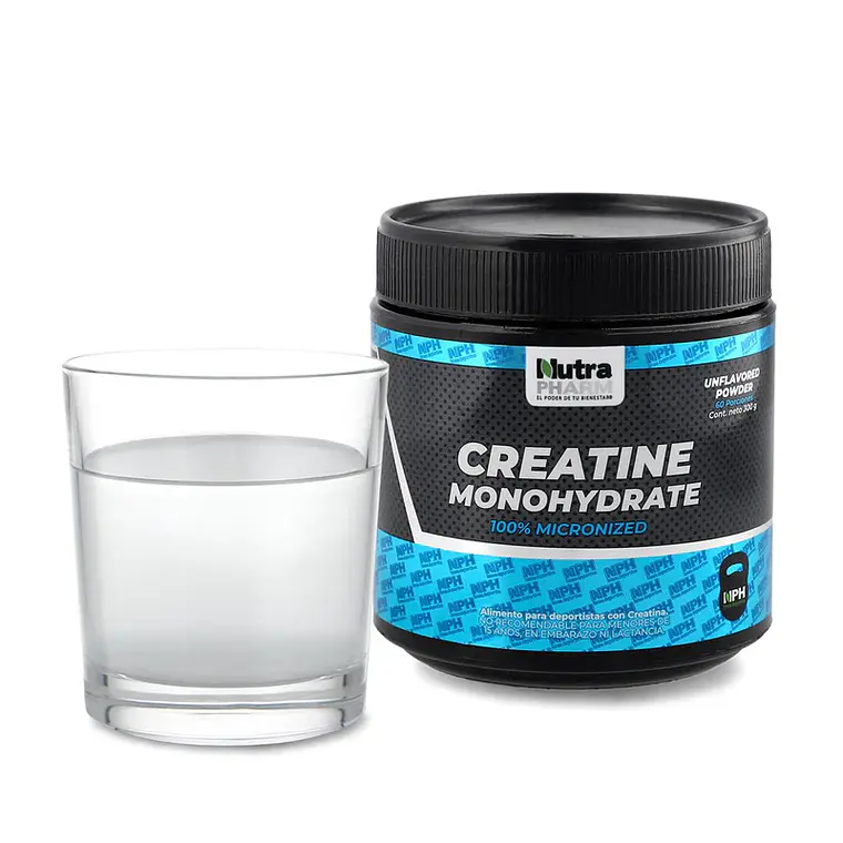 CREATINA MONOHYDRATE EN POLVO  NUTRAPHARM 300gr 3