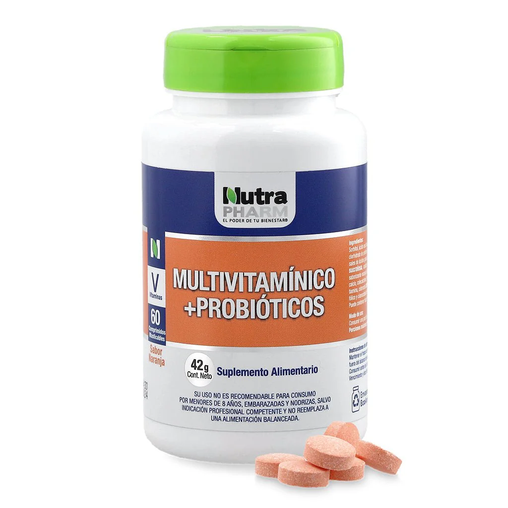 MULTIVITAMINICO + PROBIOTICOS 60 COMPRIMIDOS