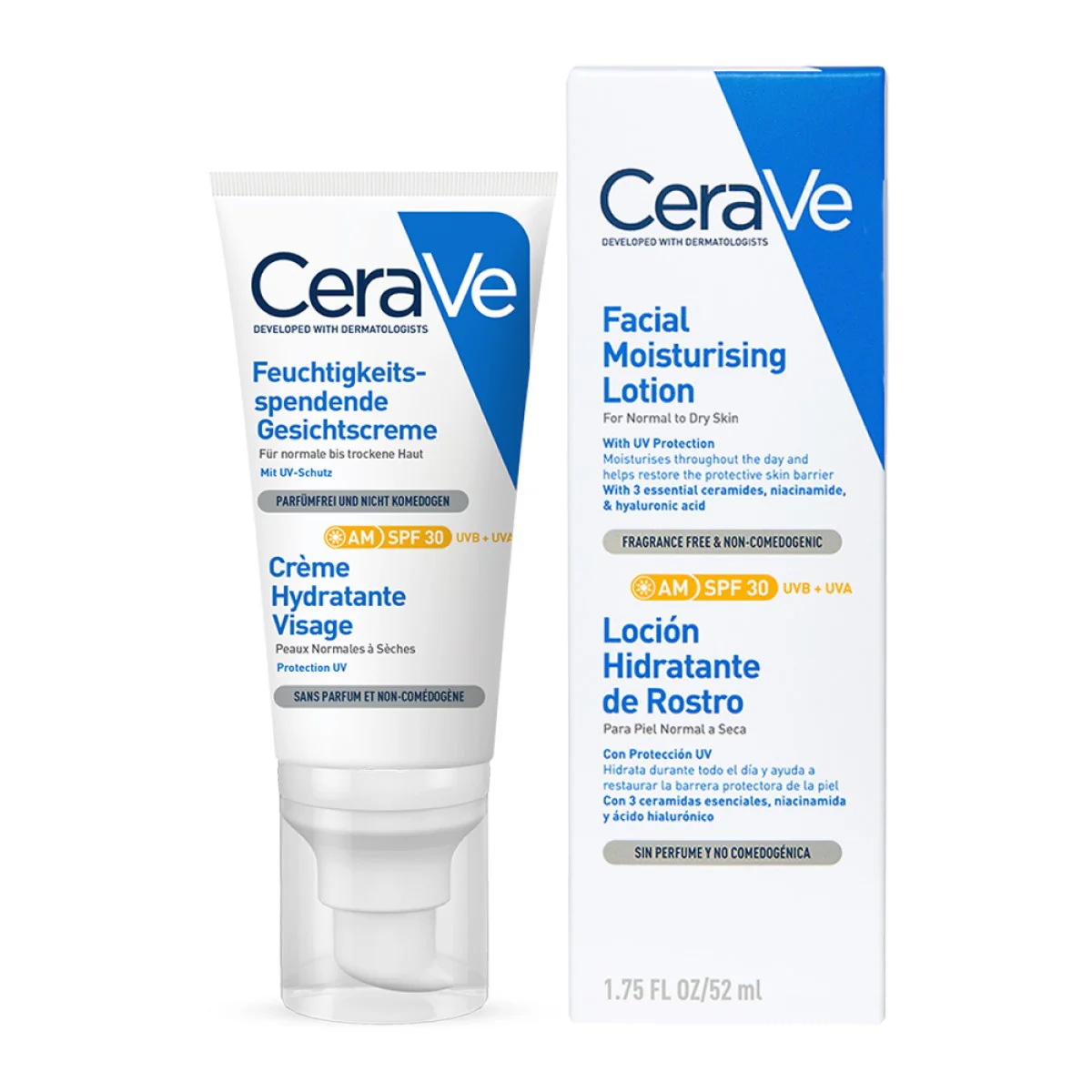 Ceravé Loción Hidratante De Rostro AM x 52 mL