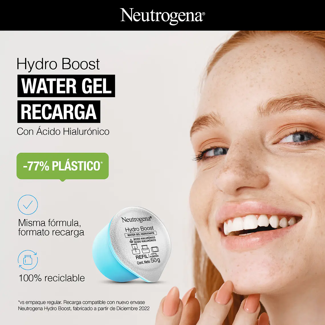 RECARGA GEL HIDRATANTE HYDRO BOOST WATER GEL 50g 3