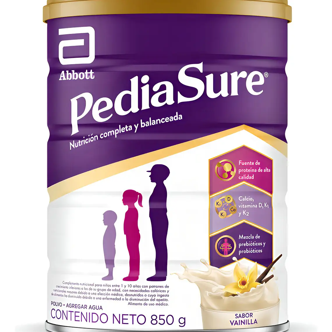 COMPLEMENTO NUTRICIONAL PEDIASURE VAINILLA 850g 1