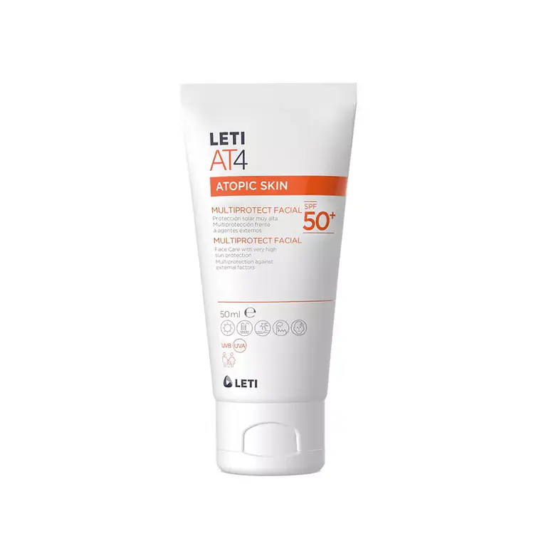 PROTECTOR FACIAL LETI AT4 ATOPIC SKIN 50SPF 50ml 1
