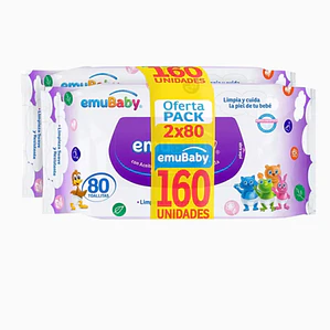 PACK TOALLAS HUMEDAS 160 Unidades