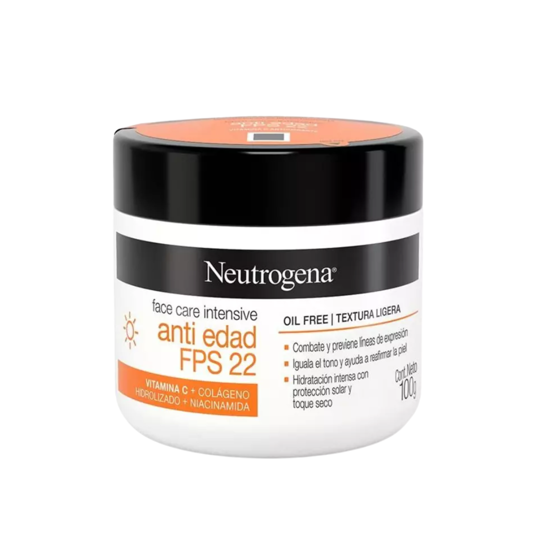 Neutrogena Crema Facial Care Intensive Antiedad FPS