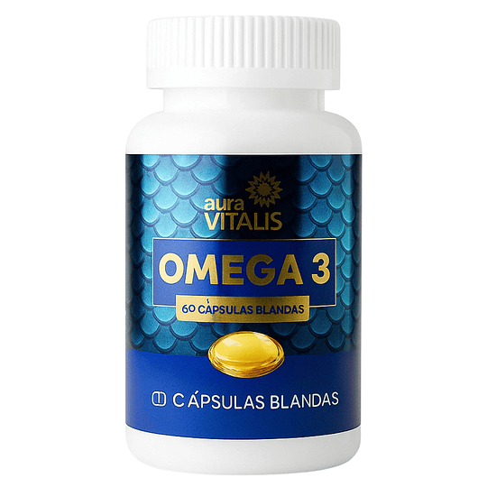 OMEGA 3 AURA VITALIS 60 CAPSULAS