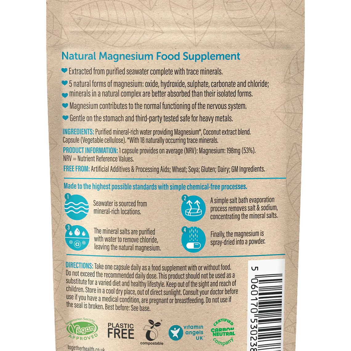 MAGNESIO (MAGNESIUM) 30 CAPSULAS 3