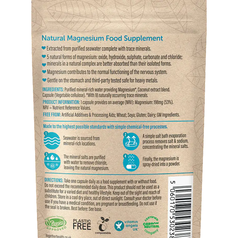 MAGNESIO (MAGNESIUM) 30 CAPSULAS 3